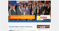Desktop Screenshot of cdu-nienburg.de