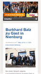 Mobile Screenshot of cdu-nienburg.de